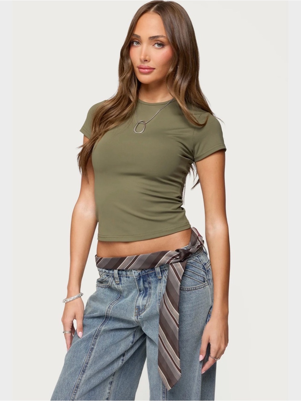 Edikted Tay Short Sleeve Top